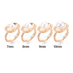 Овальные латунные оправы для колец KK-T076-37G