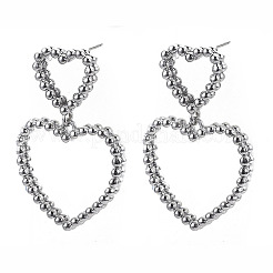 Серьги-гвоздики из латуни KK-N232-105P-NF