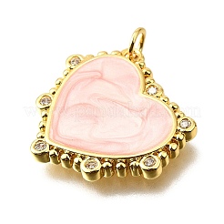 Латунные микропроволочные кубические циркониевые подвески из эмали KK-V011-22G-C