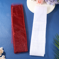 2 рулон полиэфирной ткани 2 цветов&nbsp;AJEW-TA0002-65A-03