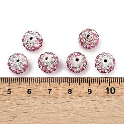 Двухцветный ручной полимерной глины дискотечный шар бисер RB-R041-03