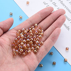 Прозрачные акриловые бусины MACR-S370-B6mm-761