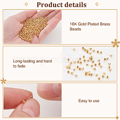 Латунь круглый шарики прокладки&nbsp;KK-PH0006-40C