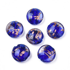 Бусины ручной работы бусины золотого песка LAMP-N031-01-03