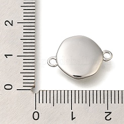 Латунный паве натуральный белый корпус плоские круглые соединители подвески&nbsp;KK-K388-79P