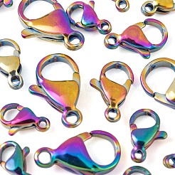 60 шт. 4 стиля ионного покрытия (IP) 304 нержавеющая сталь карабины-лобстеры STAS-LS0001-46MC