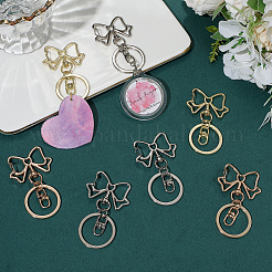 18 шт. 3-х цветные застежки для брелка из сплава KEYC-SC0001-75A