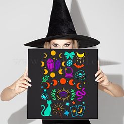 Große wiederverwendbare Zeichenschablonen aus Kunststoff&nbsp;DIY-WH0202-161