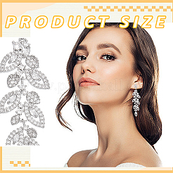 1 paire de boucles d'oreilles pendantes en laiton&nbsp;EJEW-AN0004-54