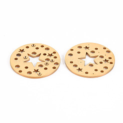 304 giunti in filigrana in acciaio inox con montature per strass&nbsp;STAS-S116-181G