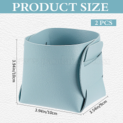 2 шт. Пластина для украшений из искусственной кожи AJEW-CN0002-74B