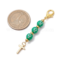 5 шт. 5 стиля подвески из сплава креста и латуни и нержавеющей стали 304&nbsp;HJEW-JM02994