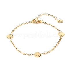 Браслет из цепочек из нержавеющей стали 304 BJEW-JB06522