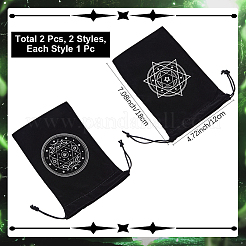2 bolsa de terciopelo con cordón para guardar joyas&nbsp;TP-CN0001-29D