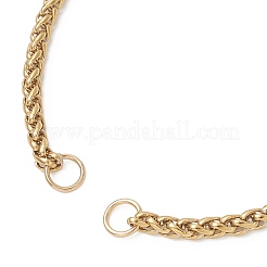 Изготовление браслета из нержавеющей стали 304 с цепочкой из пшеницы&nbsp;AJEW-JB01472