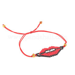 Gliederarmbänder aus Glasperlen&nbsp;IH4202-2