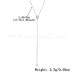 925 кольцо из стерлингового серебра с прозрачным кубическим цирконием и длинной кисточкой для офисного ношения TJ1329