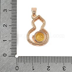 Латунные микро проложить кубического циркония подвески KK-E795-28KCG-01