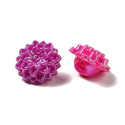 AB Цвет акриловые кнопки цветок шитье хвостовиком PCA280Y