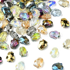 70шт 14 цвета гальванические стеклянные бусины&nbsp;EGLA-FS0001-47