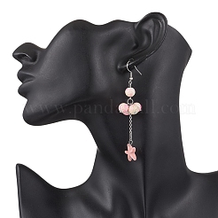 6 пара сережек-подвесок из синтетической бирюзы&nbsp;EJEW-JE06505-02