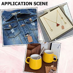 600 шт. бумажные чистые ценники со шнуром&nbsp;DIY-CY0002-29B