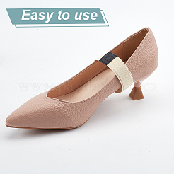 5 пара двухцветных эластичных полиэстеровых шнурков с искусственными кожаными резинками&nbsp;FIND-DR0001-16