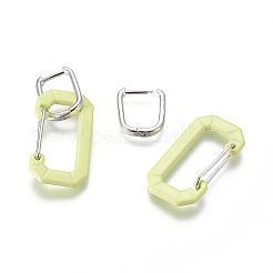 Латунные серьги обруча EJEW-G262-01P