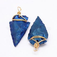 Хрустальные подвески гальваническим кварцевые&nbsp;G-G906-25G