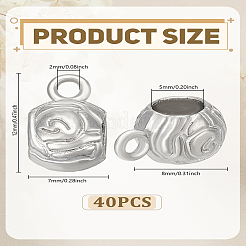 40 шт. дужки для ствола из сплава FIND-LP0007-04