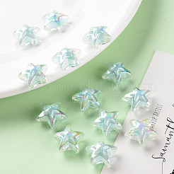 Прозрачные акриловые бусины&nbsp;TACR-S152-11B-10