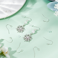 10 пара 925 крючка для сережек из стерлингового серебра&nbsp;STER-BBC0006-84