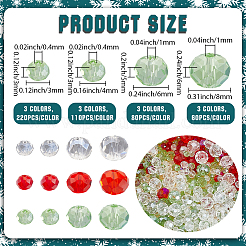 15 прядь 12 стиля гальванизированные стеклянные бусины пряди EGLA-PA0001-11