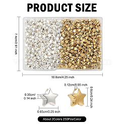 500шт 2 цвета пластиковые бусины ccb&nbsp;CCB-YW0001-65