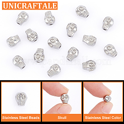 15 шт. бусины из нержавеющей стали марки 304 STAS-UN0061-07