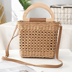 4 шт. 2 стили деревянных ручек для сумок в форме буквы D FIND-WR0008-20