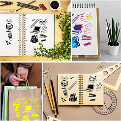 Трафареты для штампов из нержавеющей стали DIY-WH0279-104