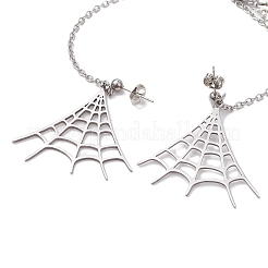 Серьги-гвоздики из нержавеющей стали 304 EJEW-TA00443