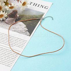 Колье-чокеры из воловьей кожи NJEW-JN03597-02