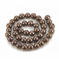Electroplate non magnetici ematite sintetico fili di perline&nbsp;G-T065-10mm-01D