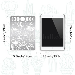 Трафареты для резки металла из нержавеющей стали с волшебной тематикой DIY-WH0289-085