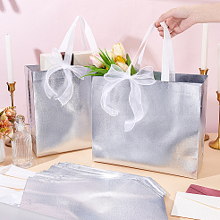 36 Stück heißversiegelte Vliesstoffbeutel mit großer Kapazität und 1 Rollen Polycotton-Band&nbsp;ABAG-PH0001-75B