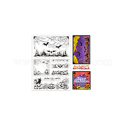 Прозрачные штампы из ПВХ с летней тематикой&nbsp;DIY-WH0631-0510