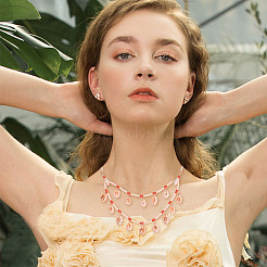 Колье в богемном стиле NJEW-PH0001-11