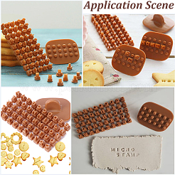 1 набор PP пластиковых букв a~z для печенья AJEW-CP0007-34