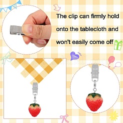 8 шт. утяжелители для скатерти из смолы с имитацией фруктов&nbsp;HJEW-SW00128-01