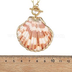 Set di collana con ciondolo a forma di fiore in conchiglia naturale&nbsp;NJEW-JN06509