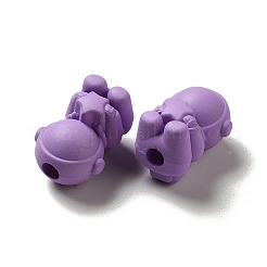 Прорезиненные бисера стиль акриловые OACR-E016-09