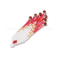 Подвески-кисточки из стеклянного бисера&nbsp;PALLOY-MZ00655-01