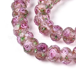 Ручной золотой песок бусины бисер нитей&nbsp;LAMP-R141-8mm-11